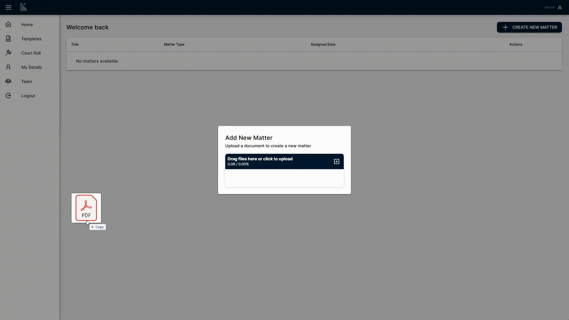 Step 1: Drop your case bundle