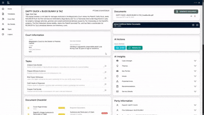 Step 2: AI Analyses your matter